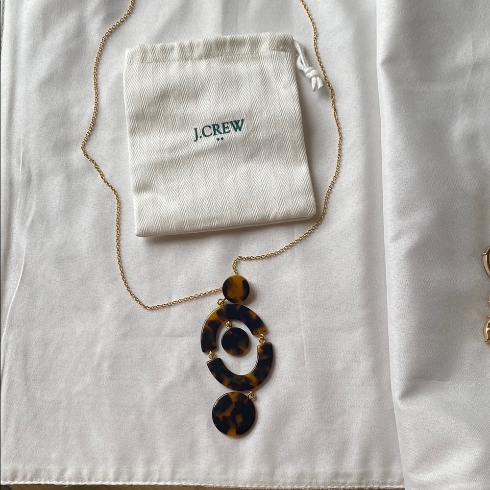 Jcrew tortoise long necklace - Picture 2 of 4